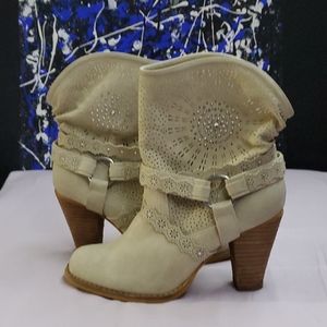 Adelaide Cream Booties